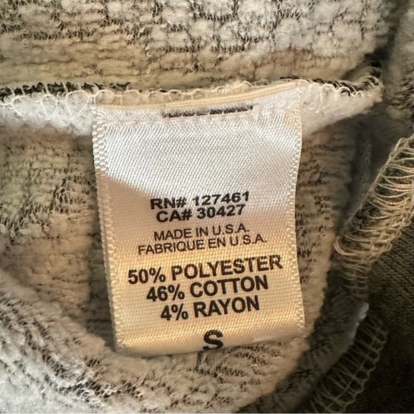 Wildfox Palm Tree Flamingo Snowflake Heather Gray Pullover Hoodie Sweatshirt - Picture 4 of 5